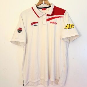 Ducati Desmosedici Corse #46 Racing Polo Shirt Size XXL Men’s EUC